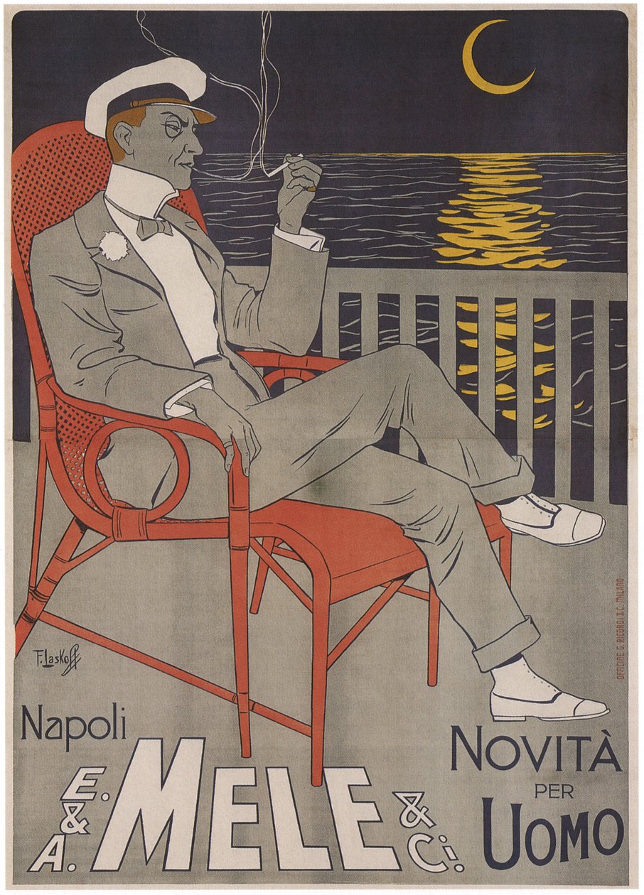 E.& A. Mele Ci., Napoli. De nieuwe man door Laskowski