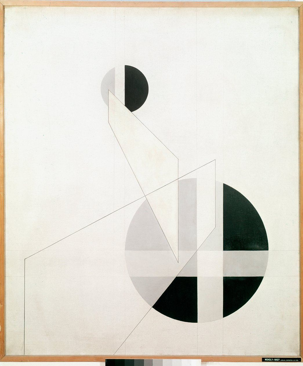 Compositie A XX Schilderij door Laszlo Moholy-Nagy door Laszlo Moholy Nagy