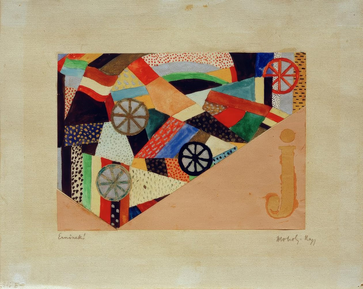 Zonder titel door Laszlo Moholy Nagy