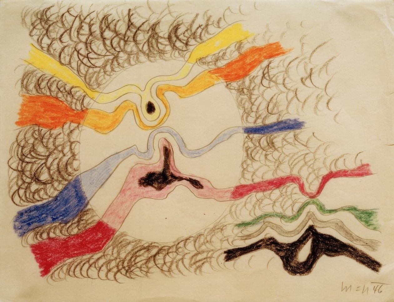 Zonder titel door Laszlo Moholy Nagy