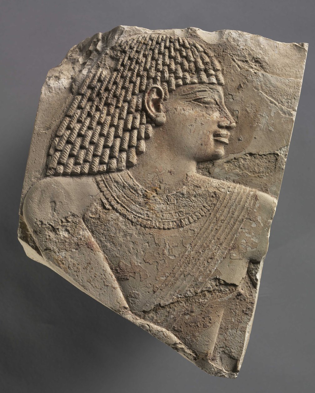 Klein hoofd van een man, ca. 667-647 v.Chr. door Late Period Egyptian