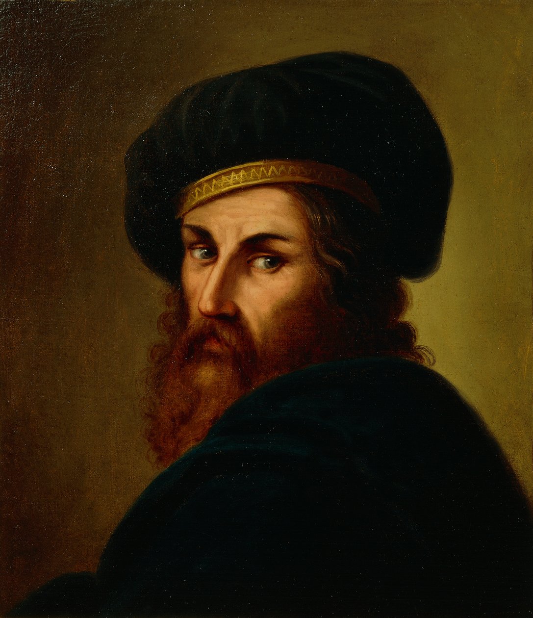Portret van schilder Ludovico Carracci door Lattanzio Querena