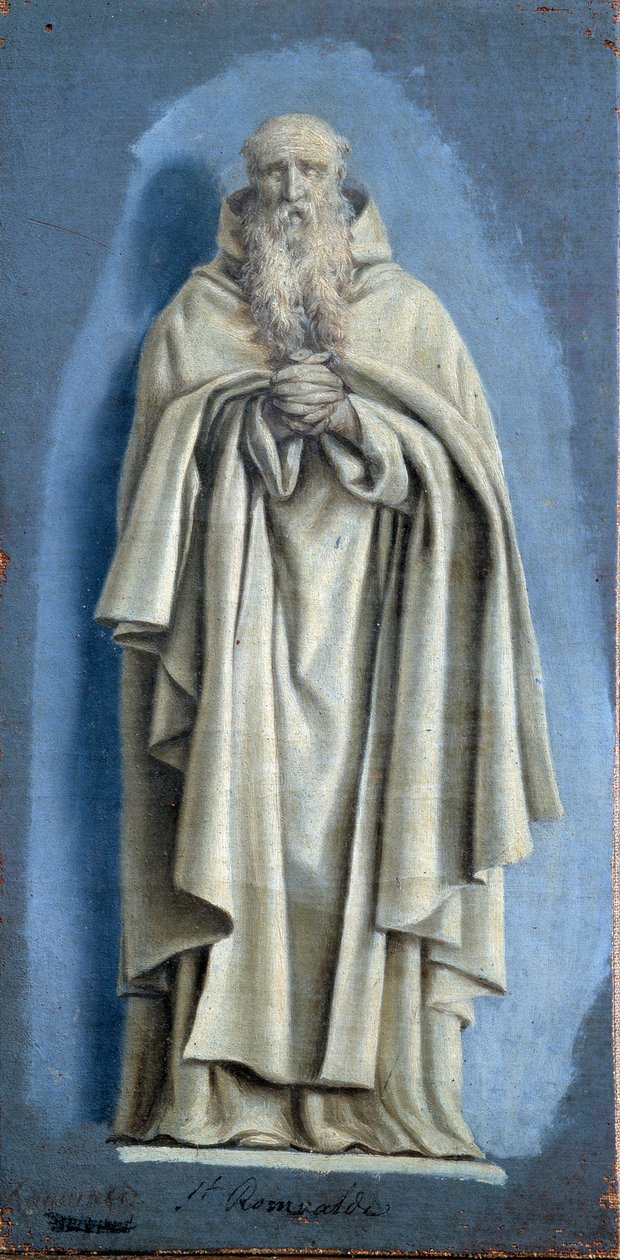 Heilige Romuald biddend door Laurent de la Hyre