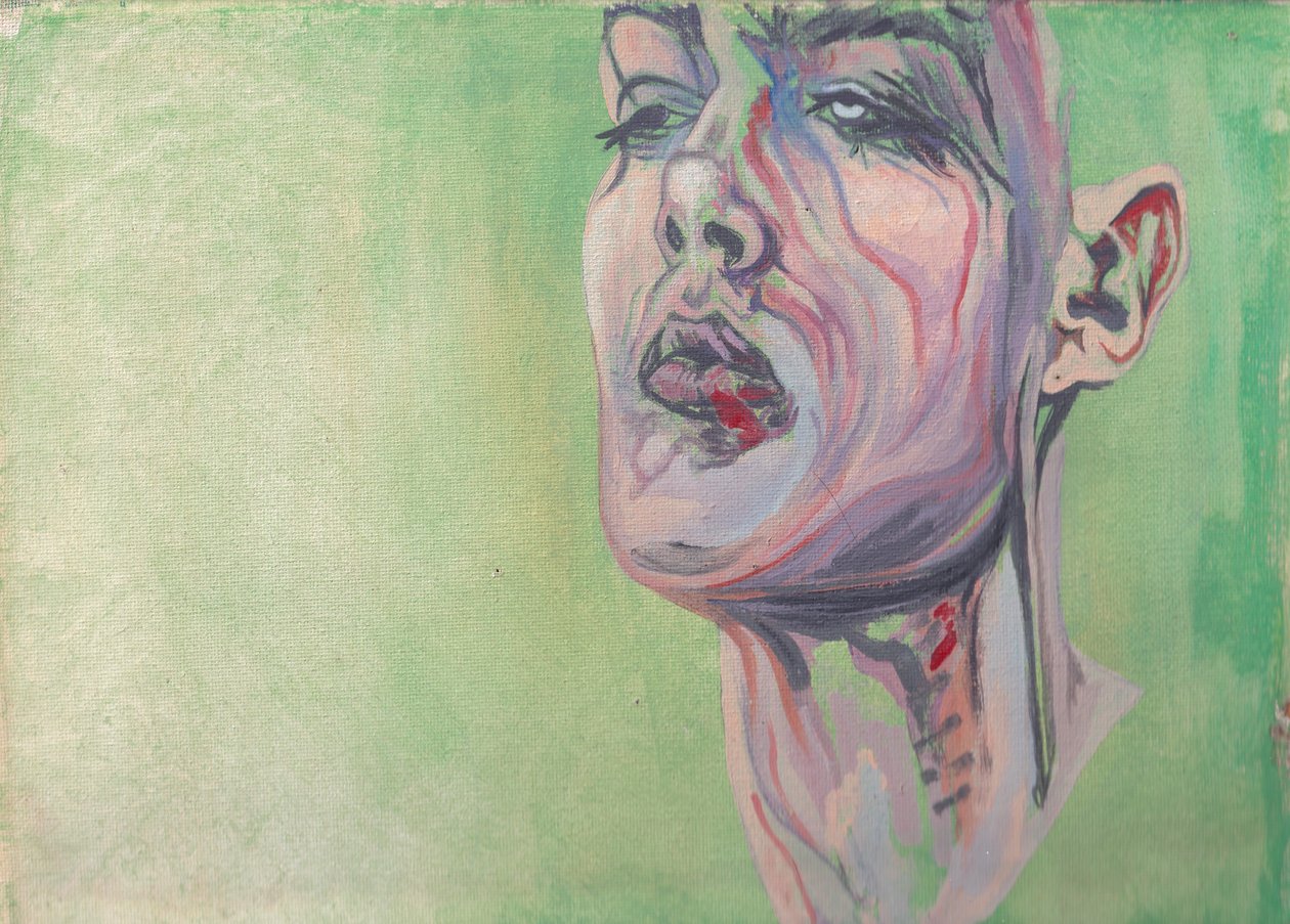 Drip, c.2017 (acryl op doek) door Laurie Michaels