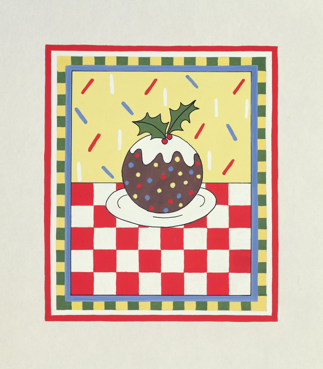 Kerstpudding door Lavinia Hamer