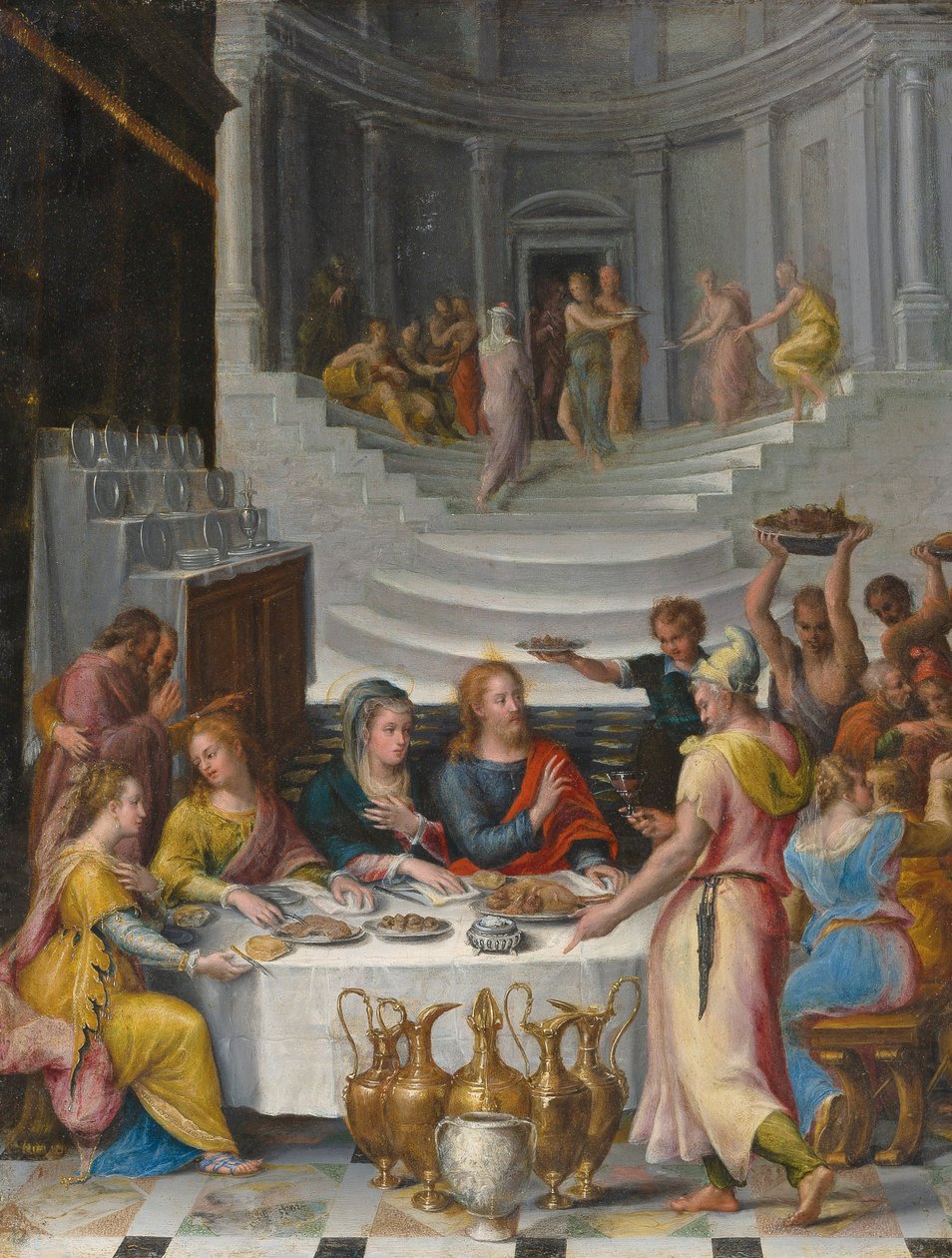 Het Bruiloftsfeest te Kana door Lavinia Fontana