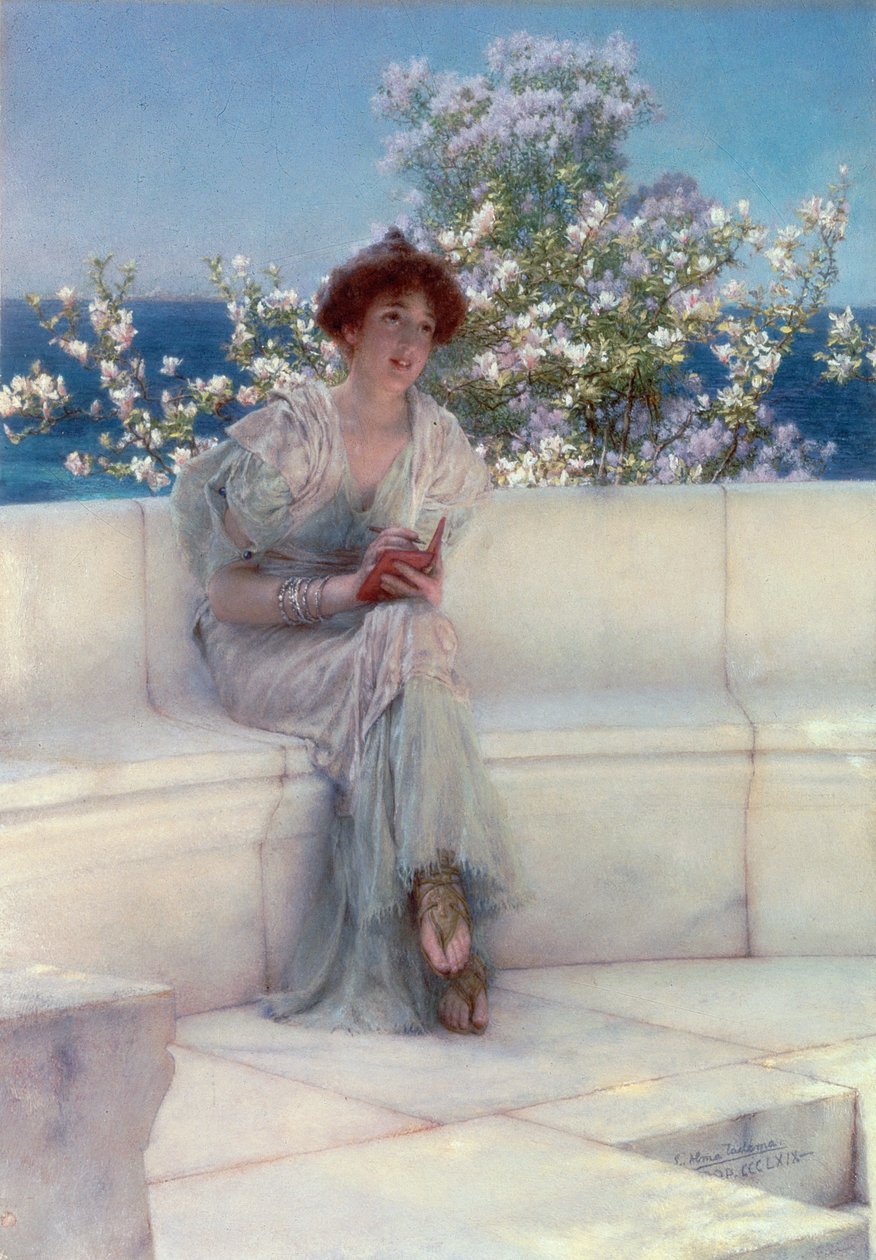 Het Jaar is in de Lente, Alles is Goed met de Wereld, 1902 door Lawrence Alma-Tadema