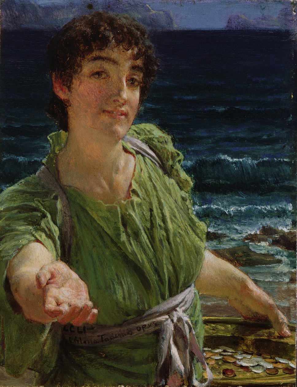 Una Carita door Lawrence Alma Tadema