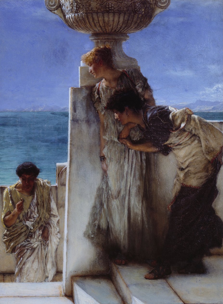 Een uitgemaakte zaak door Lawrence Alma-Tadema