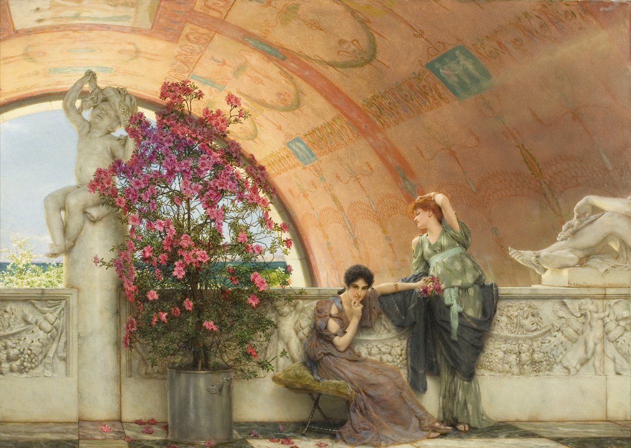 Onbewuste Rivalen door Lawrence Alma-Tadema