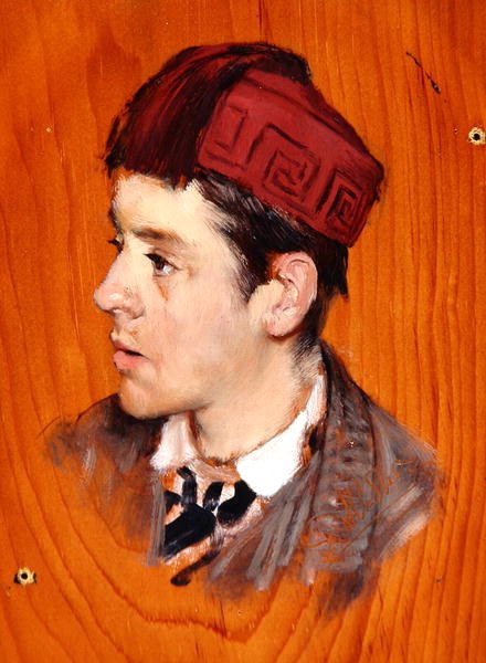 Sir Herbert Thompson, Bart., c.1877 door Lawrence Alma Tadema