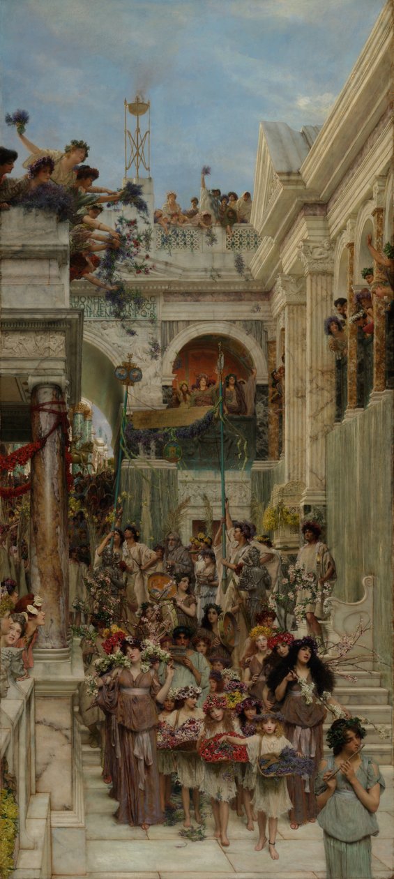 Lente door Lawrence Alma Tadema
