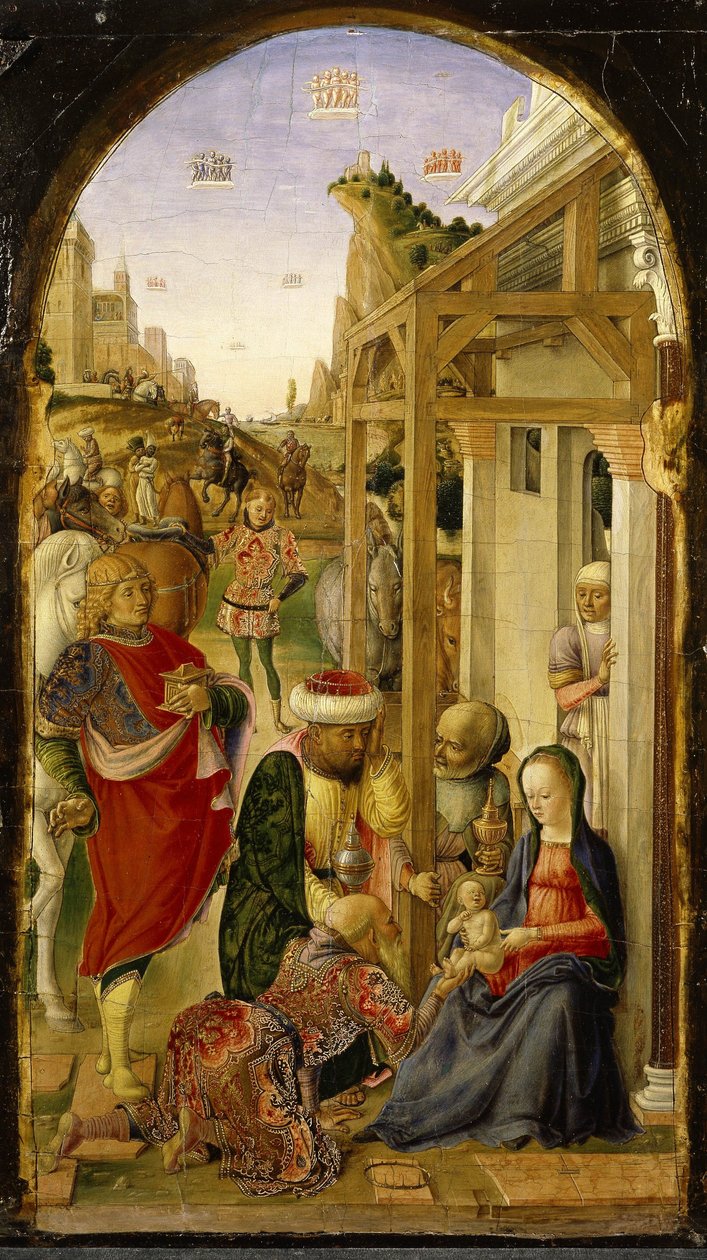 Aanbidding van de Wijzen door Lazzaro Bastiani