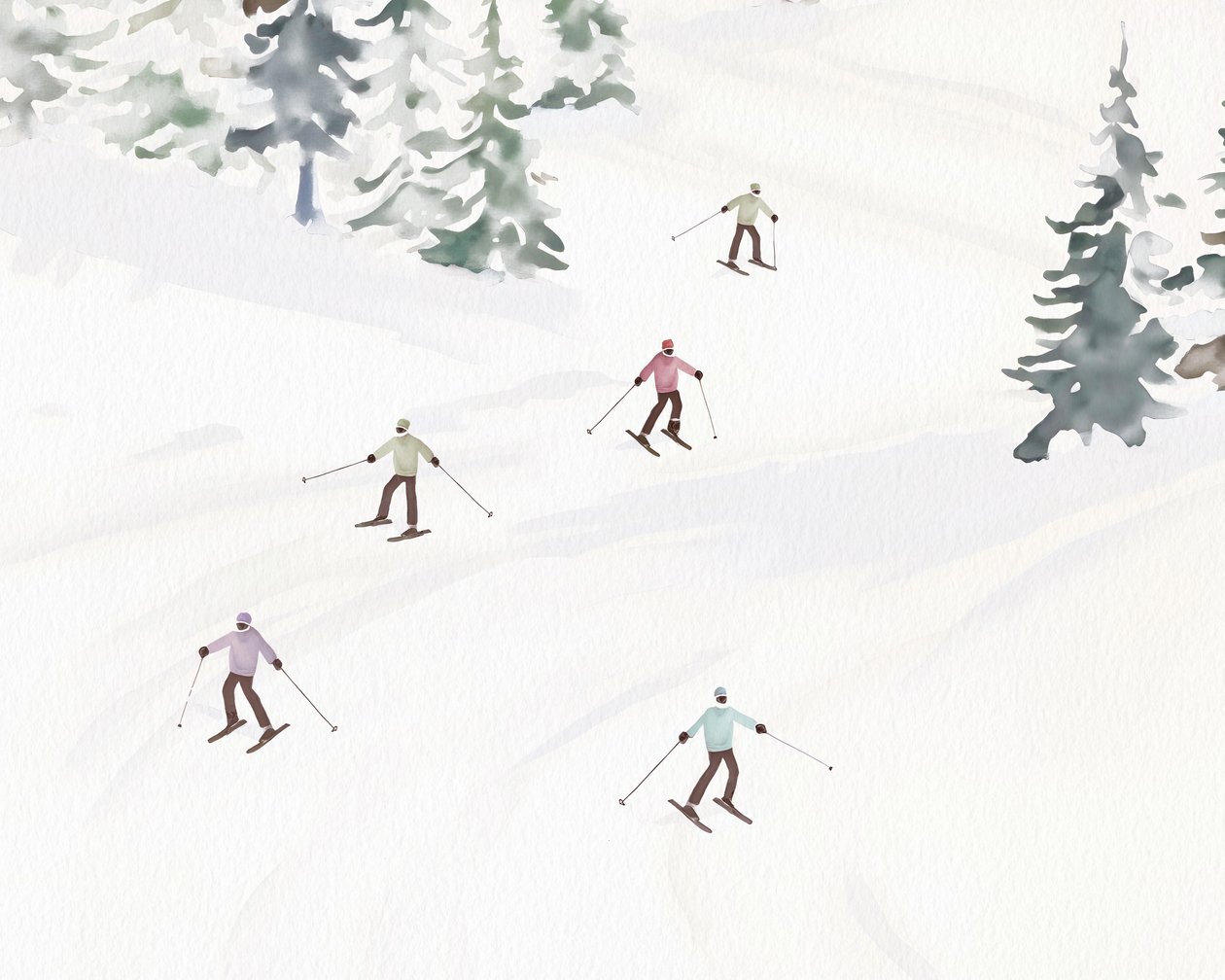 Skiën in Tremblant, c.2023 door Leah Straatsma
