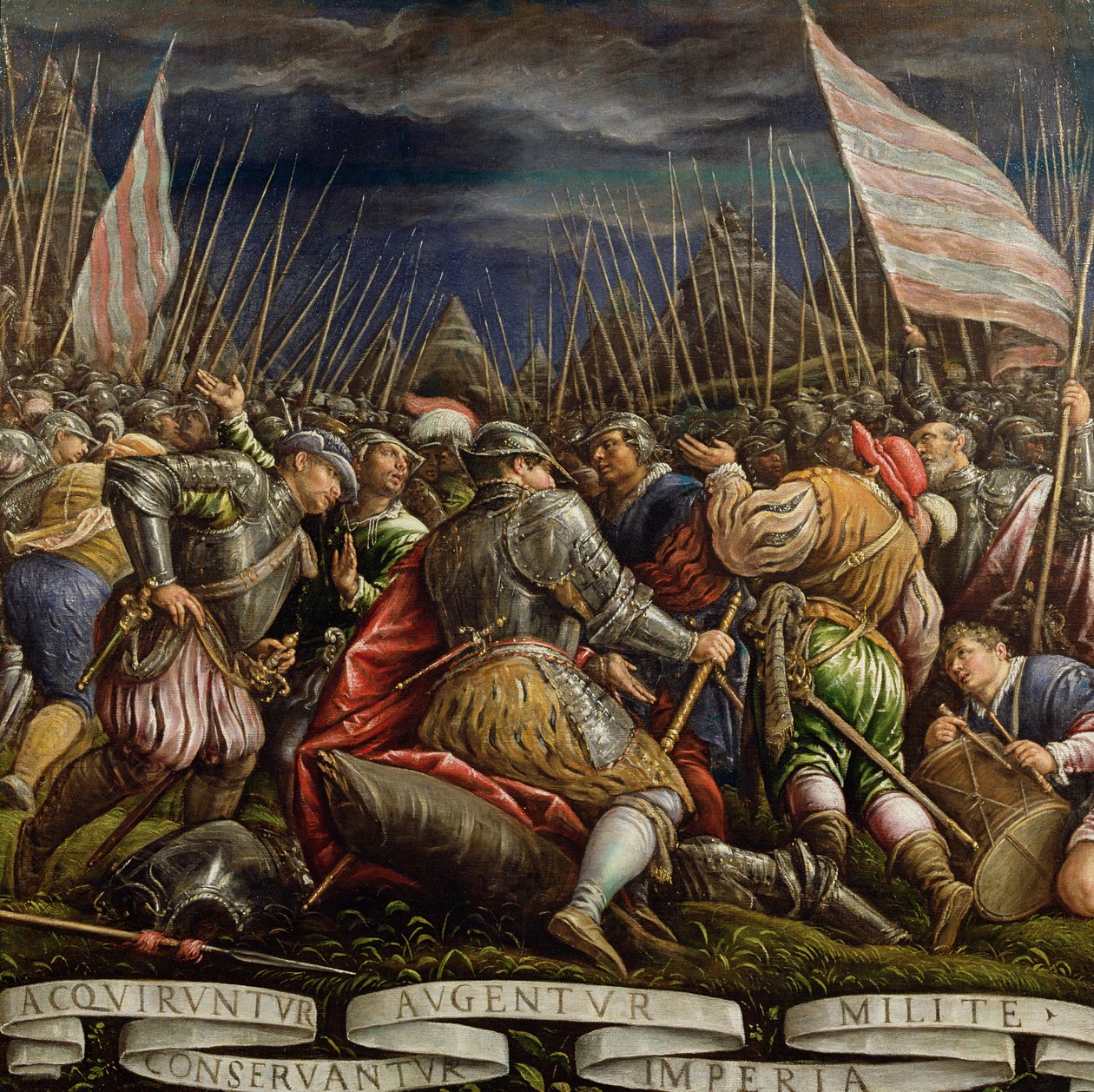 Een Oorlogsraad door Leandro da Ponte Bassano