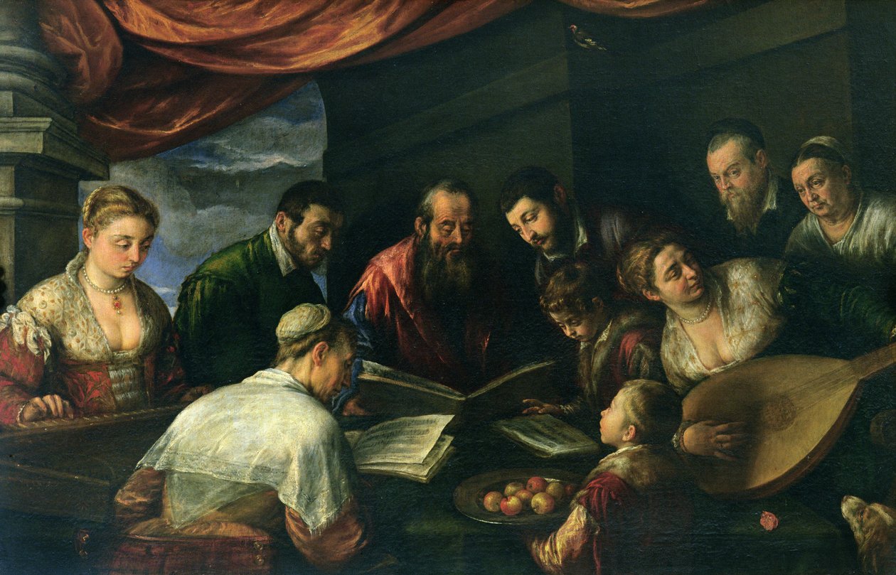 Het concert, ca. 1590 door Leandro da Ponte Bassano