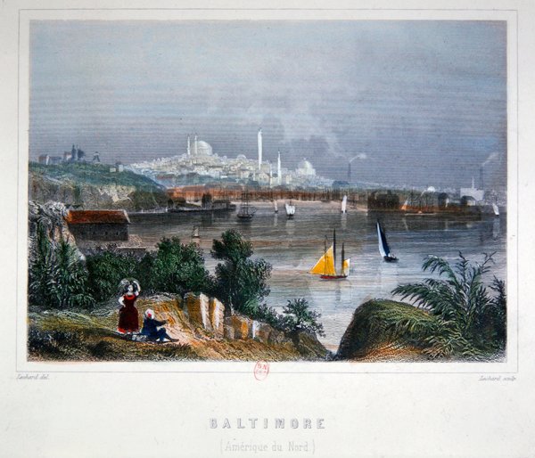 Een uitzicht op Baltimore door Lechard Lechard
