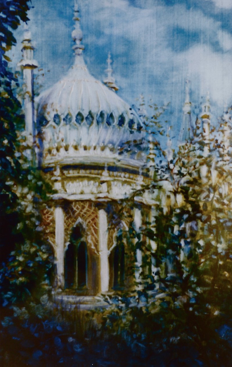 Brighton Pavilion, 2000 (olie op papier) door Lee Campbell