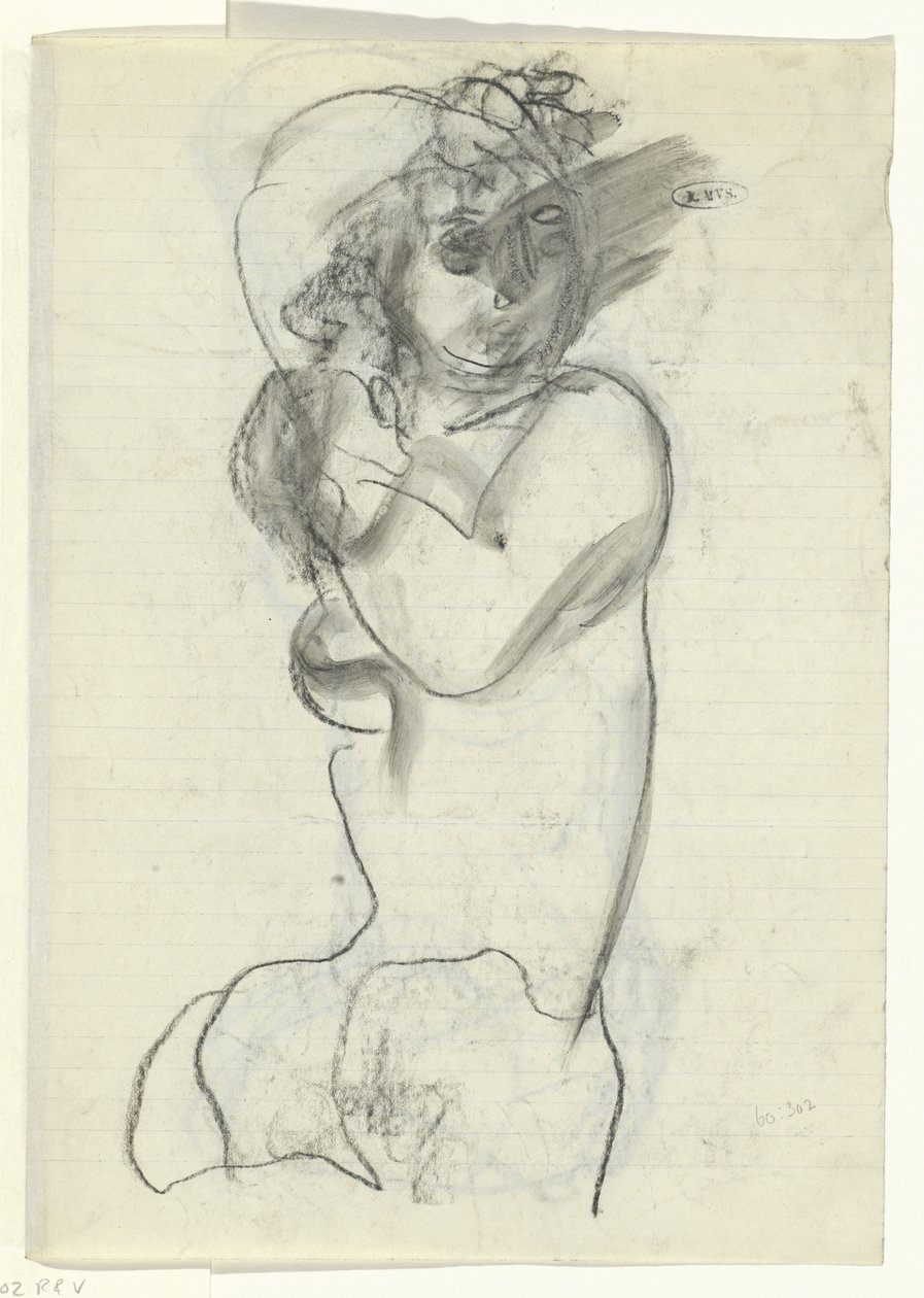 Naakte vrouw door Leo Gestel