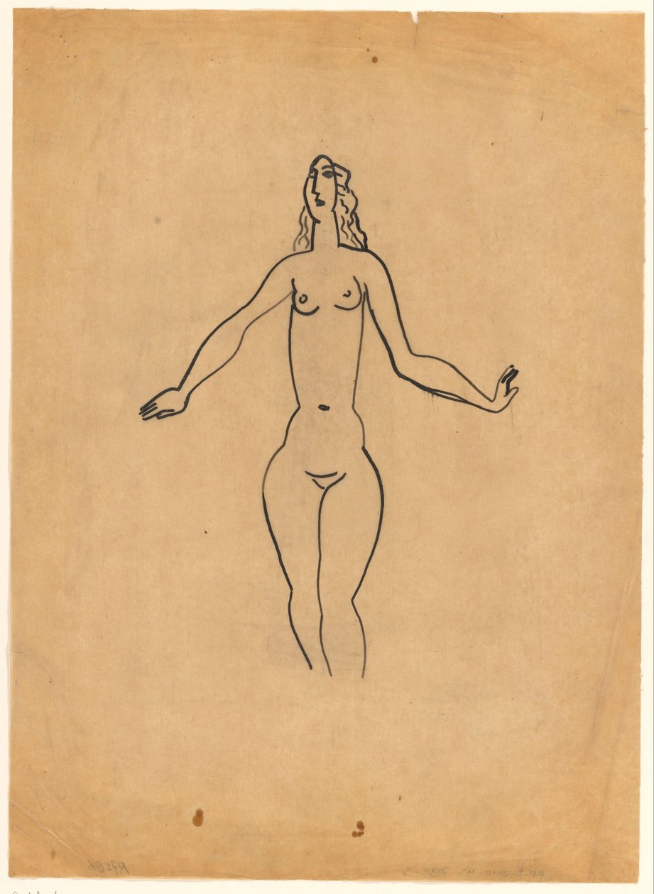 Weiblicher Akt door Leo Gestel