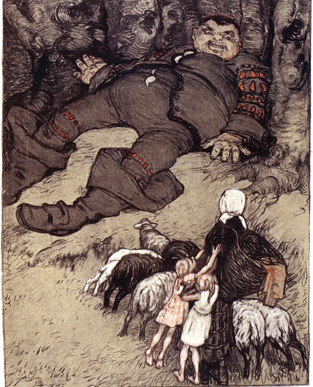 Klein Kippetje door Perrault. Illustratie door Leo Putz door Leo Putz
