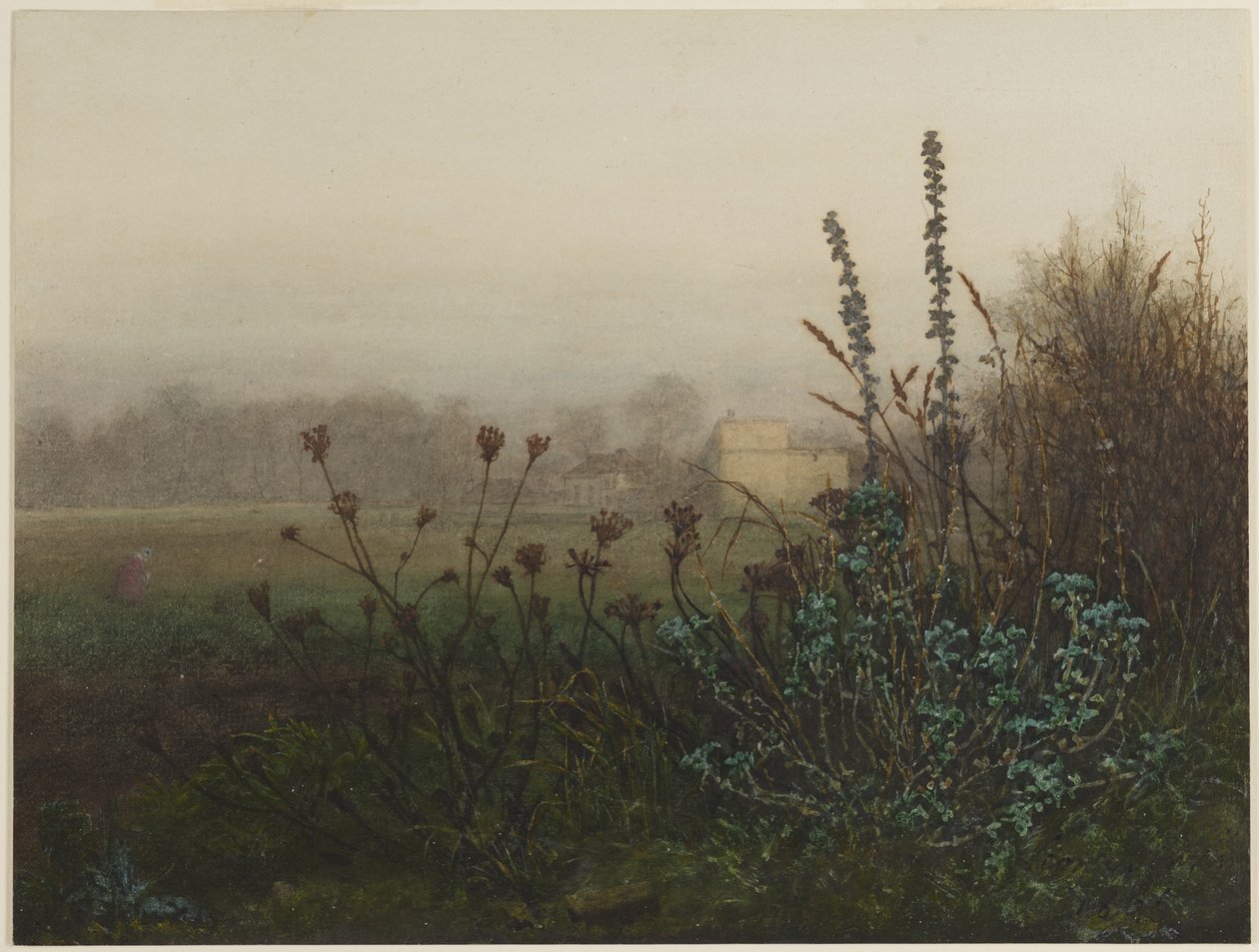 Landelijk landschap door Léon Bonvin