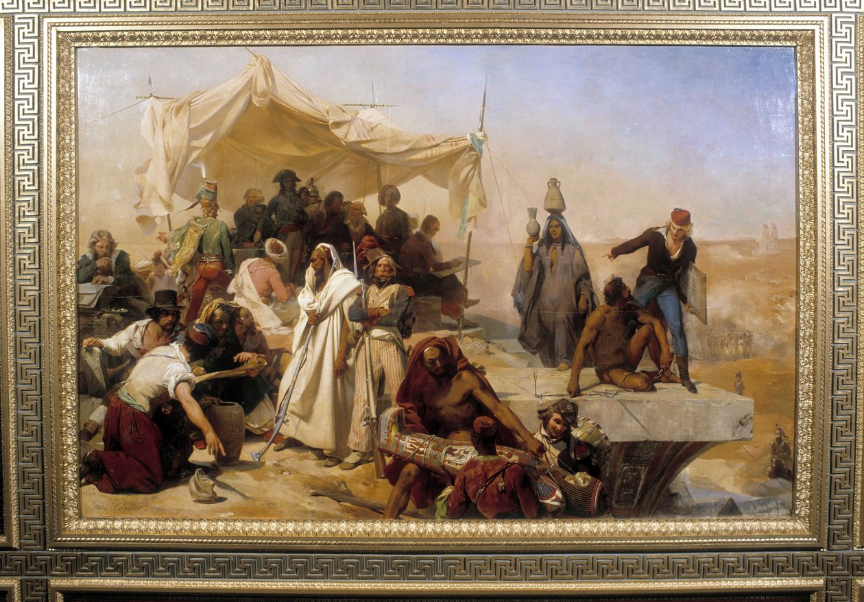 Expeditie uit Egypte onder bevel van Bonaparte door Léon Cogniet