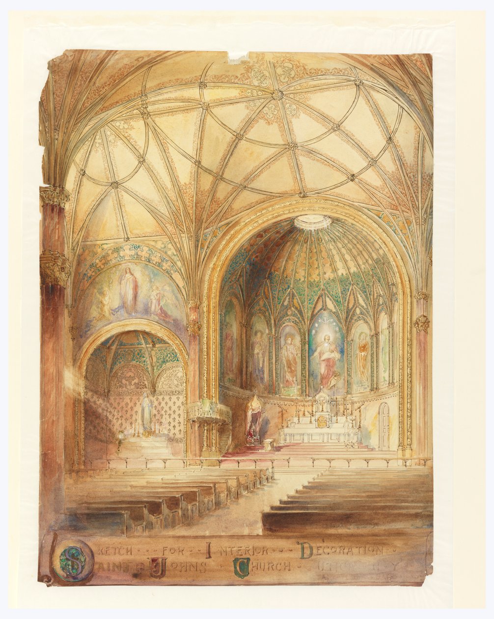 Weergave van het Interieur, St. John