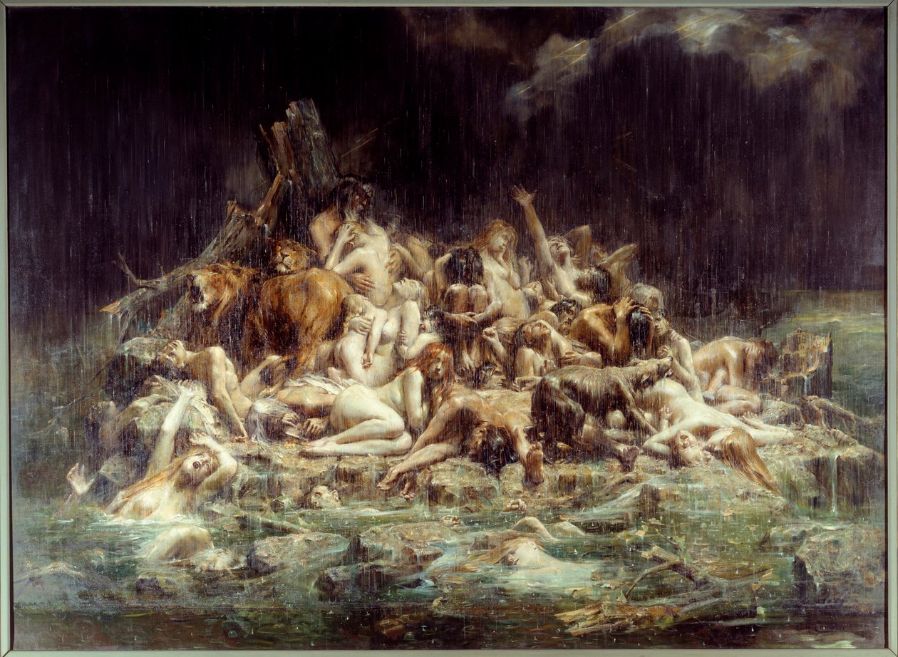 De Zondvloed door Leon Francois Comerre