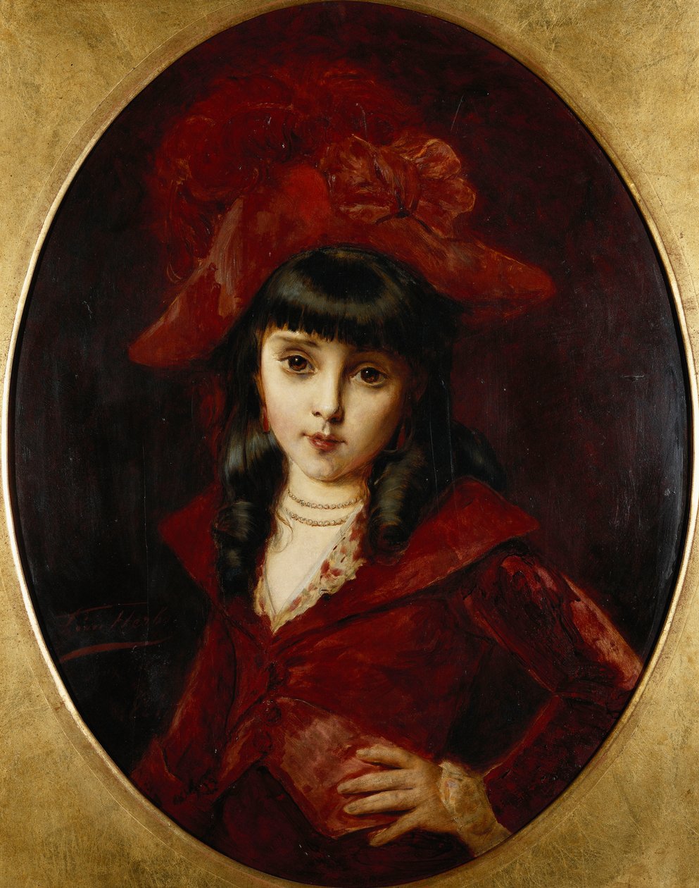 De Rode Jurk, 1881 door Leon Herbo