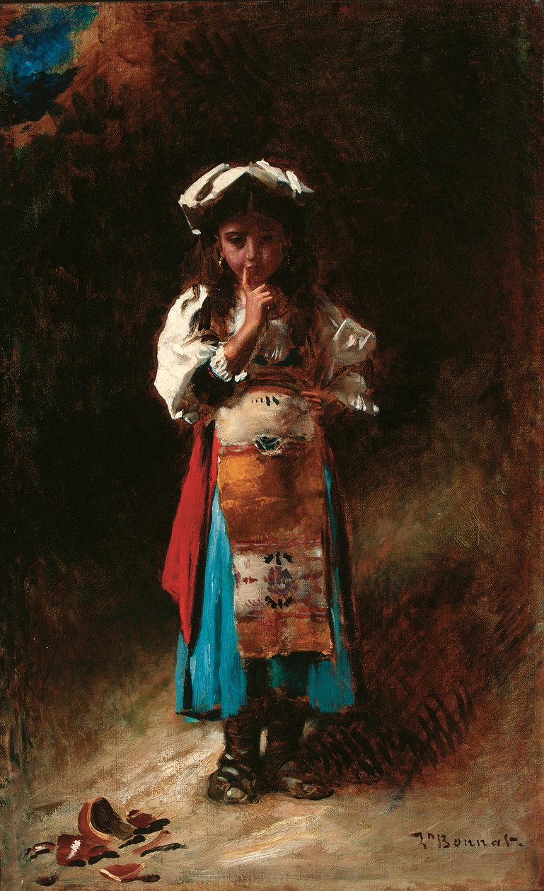 De gebroken kruik door Leon Joseph Florentin Bonnat
