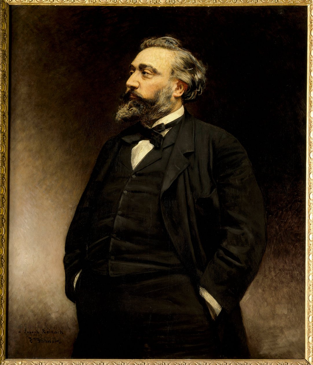 Portret van Léon Gambetta (1838-1882) Franse politicus door Leon Joseph Florentin Bonnat