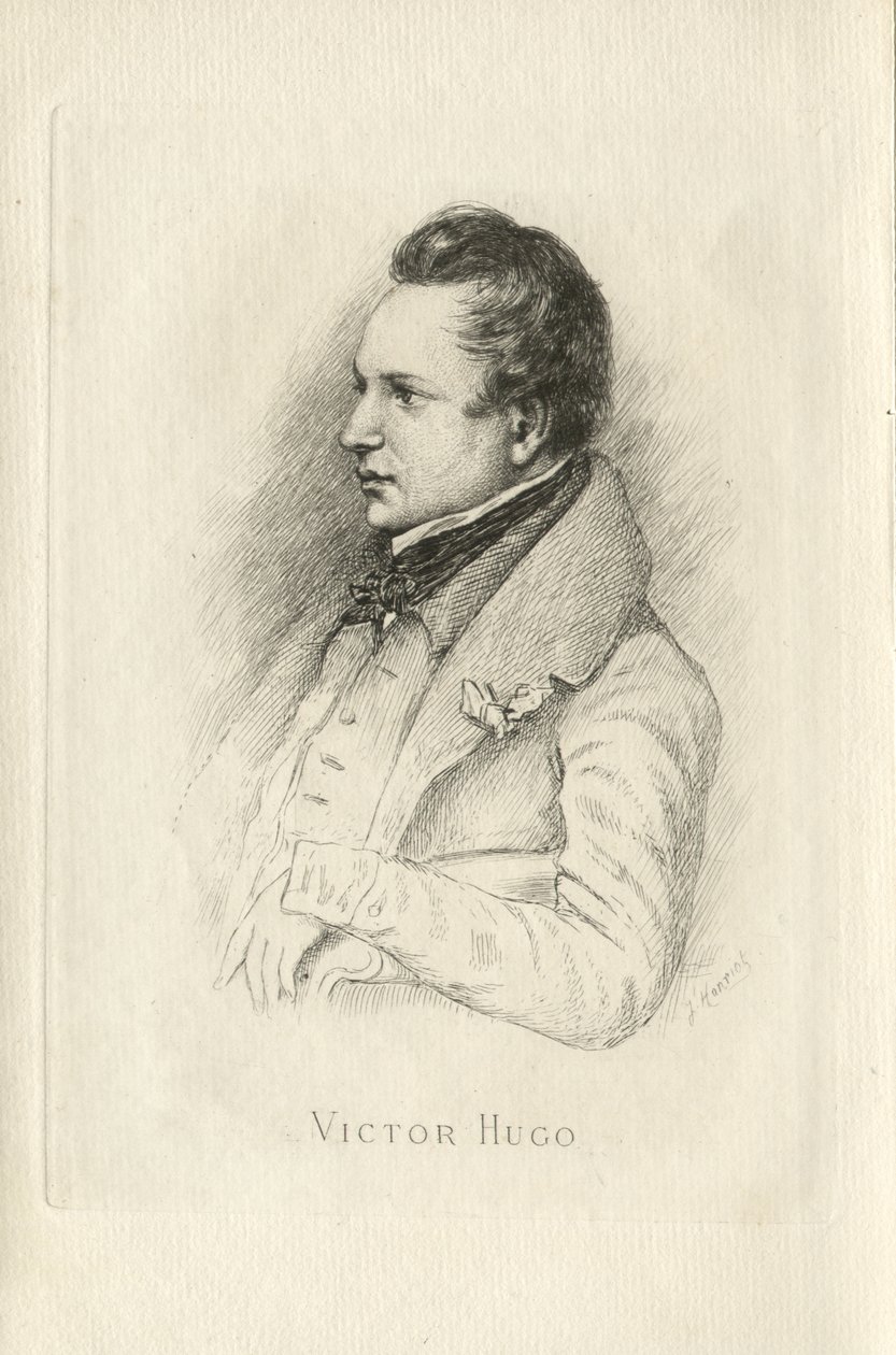 Portret van Victor Hugo 1802-1885 door Leon Noel