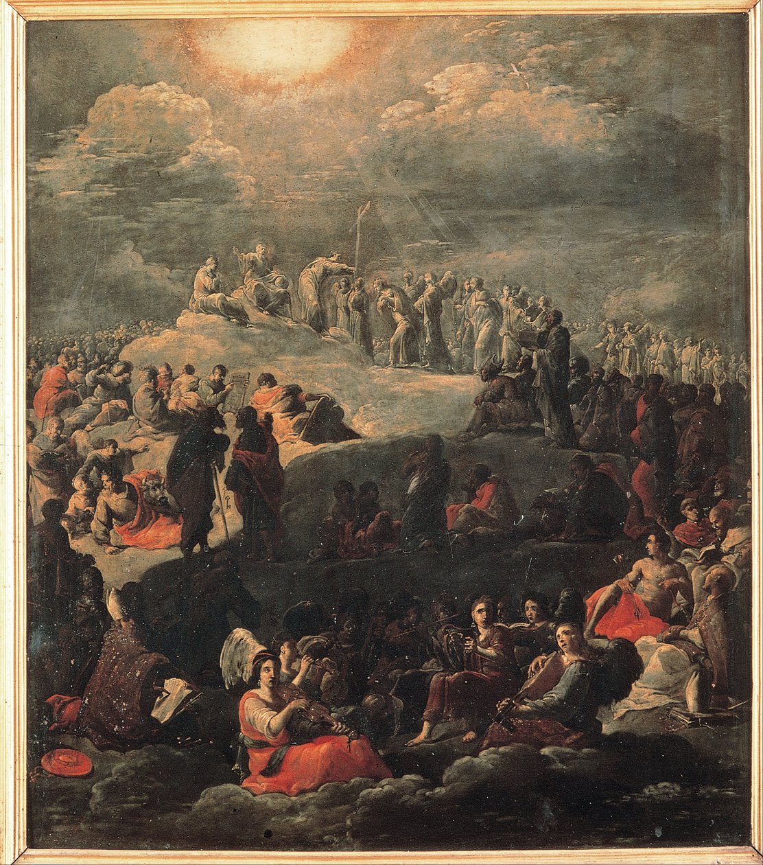 Verheerlijking van het Heilige Kruis door Leonaert Bramer