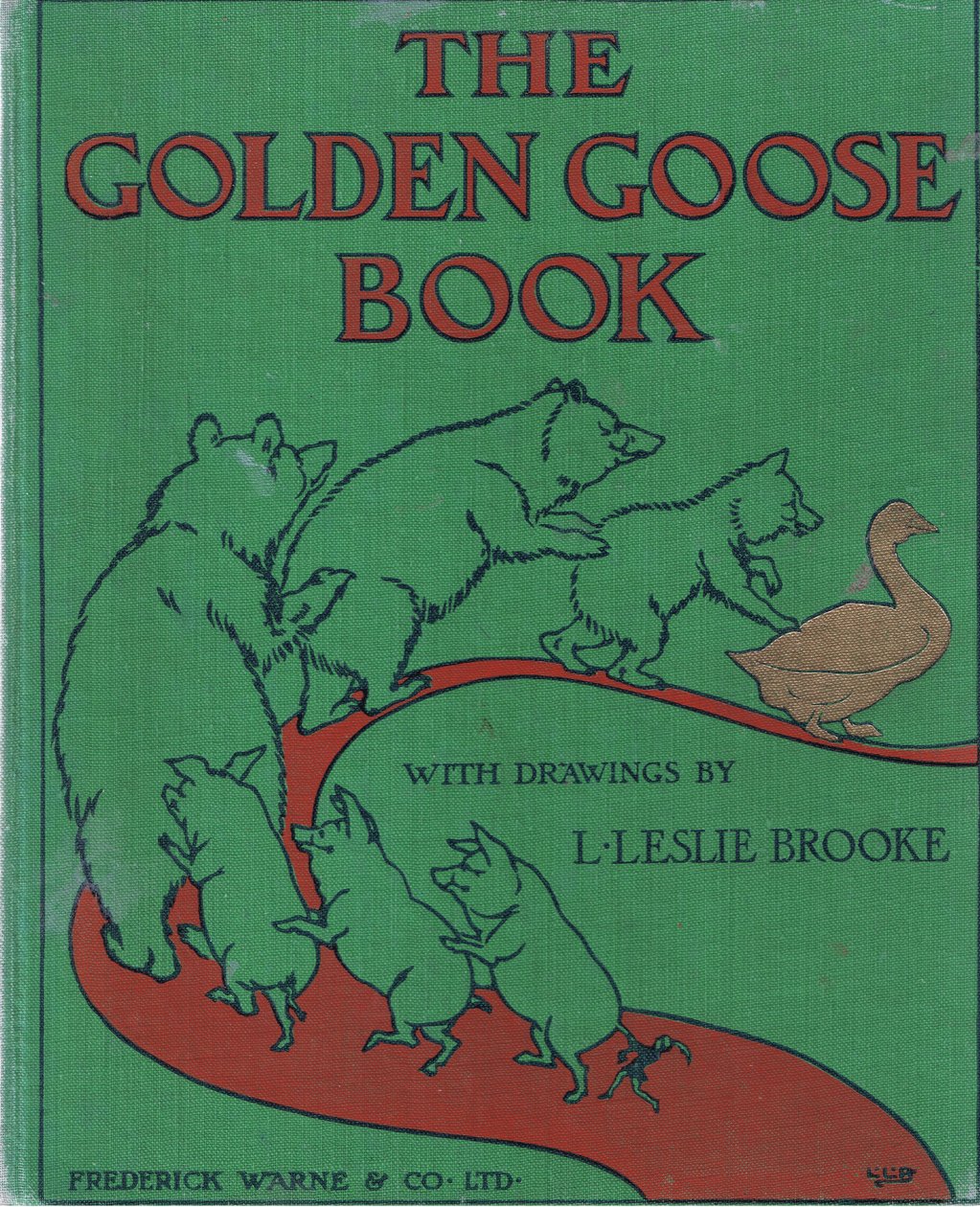 Voorkant: Het Gouden Gans Boek door Leonard Leslie Brooke