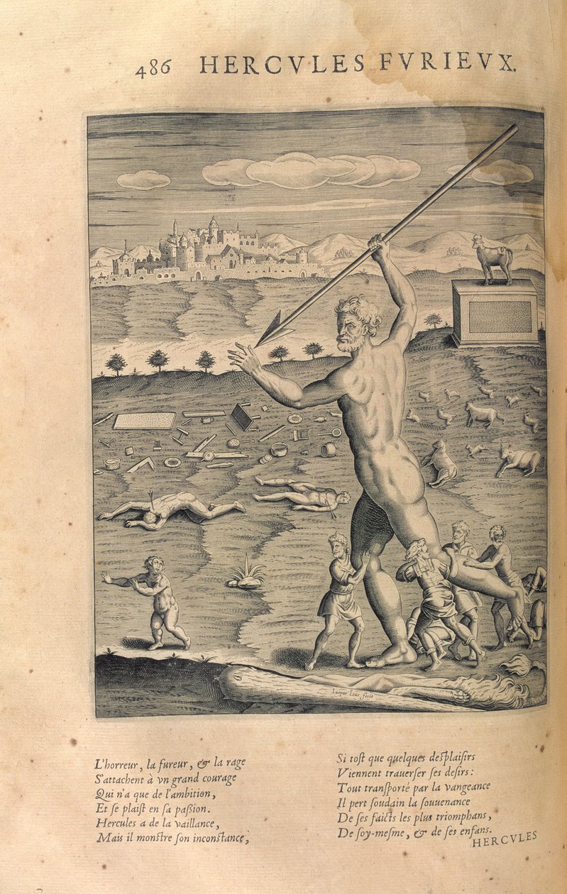 Hercules woedend, uit 