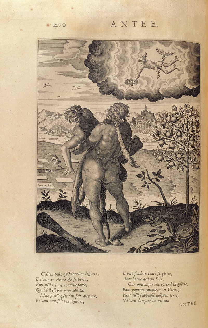 Hercules doodt Antaeus, uit 