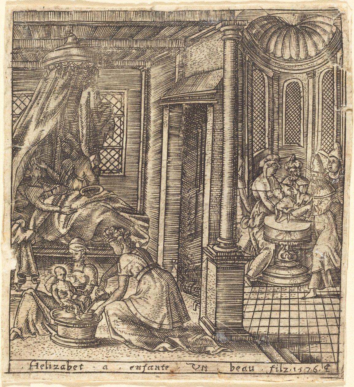 De Geboorte van Johannes de Doper door Leonard Gaultier