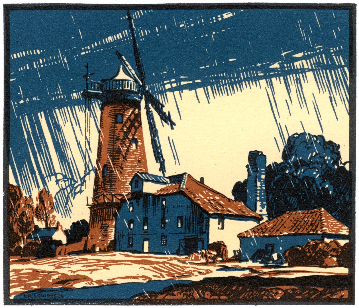 De oude molen in Blackborough, King