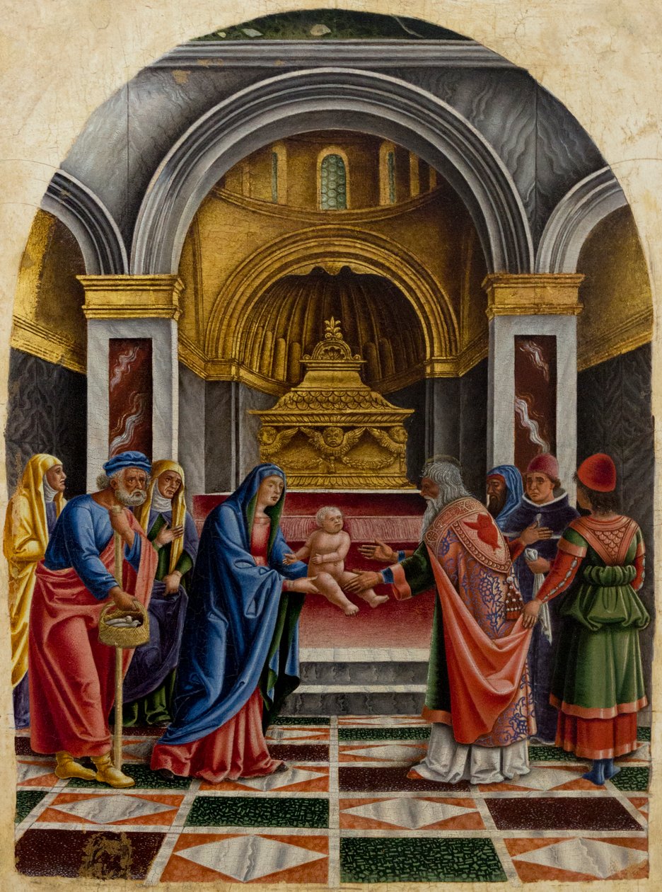 Presentatie in de tempel door Leonardo Boldrini