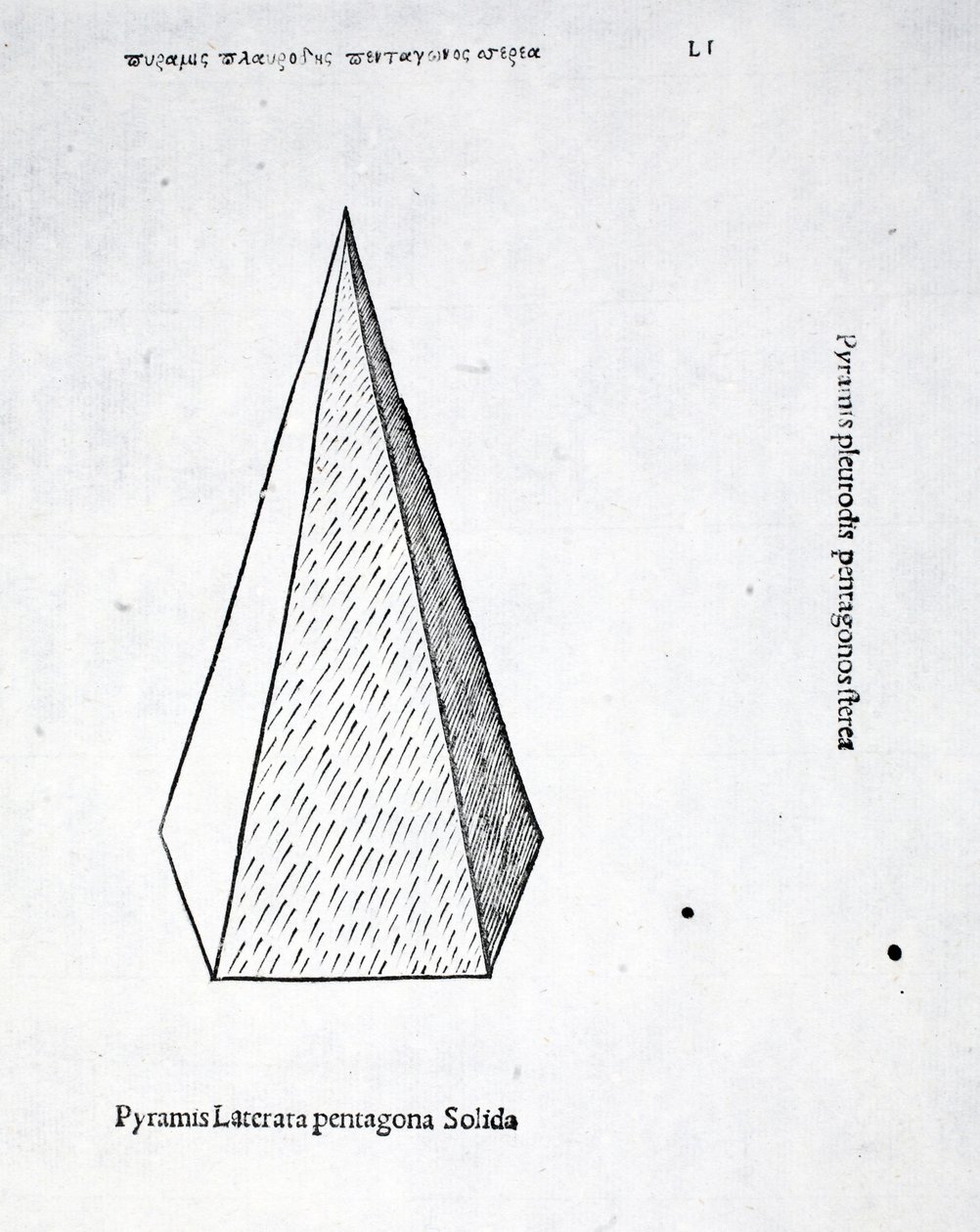 Pyramis laterata pentagona solida, illustratie uit 