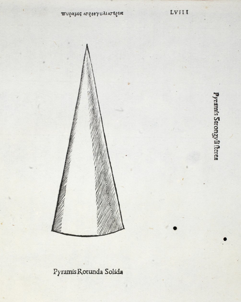 Pyramis rotunda solida, illustratie uit 