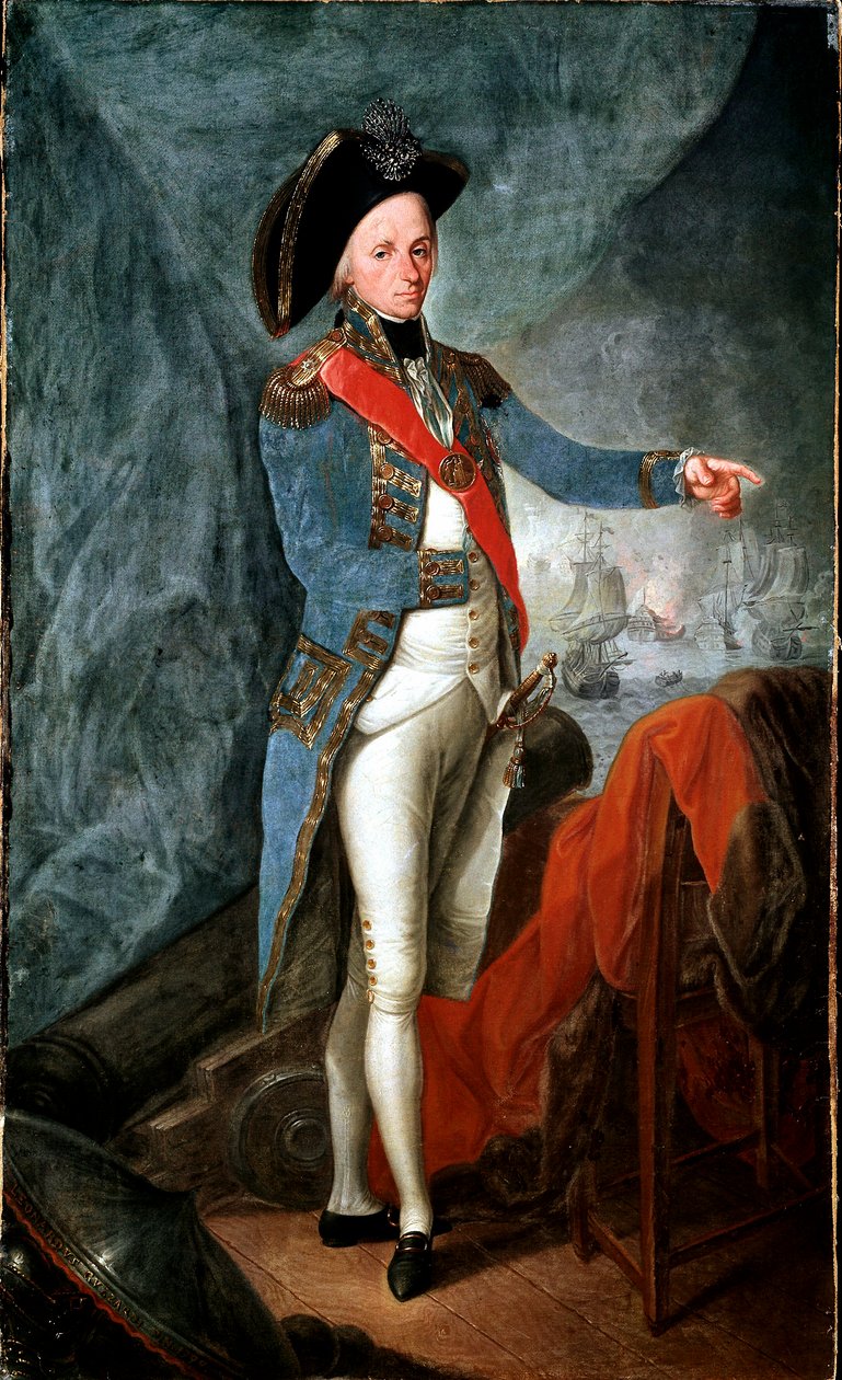 Portret van Horatio Nelson door Leonardo Guzzardi