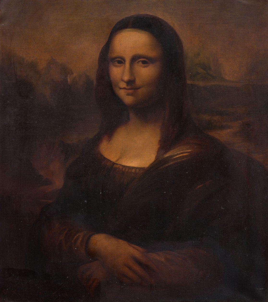 Mona Lisa door Leonardo da (after) Vinci