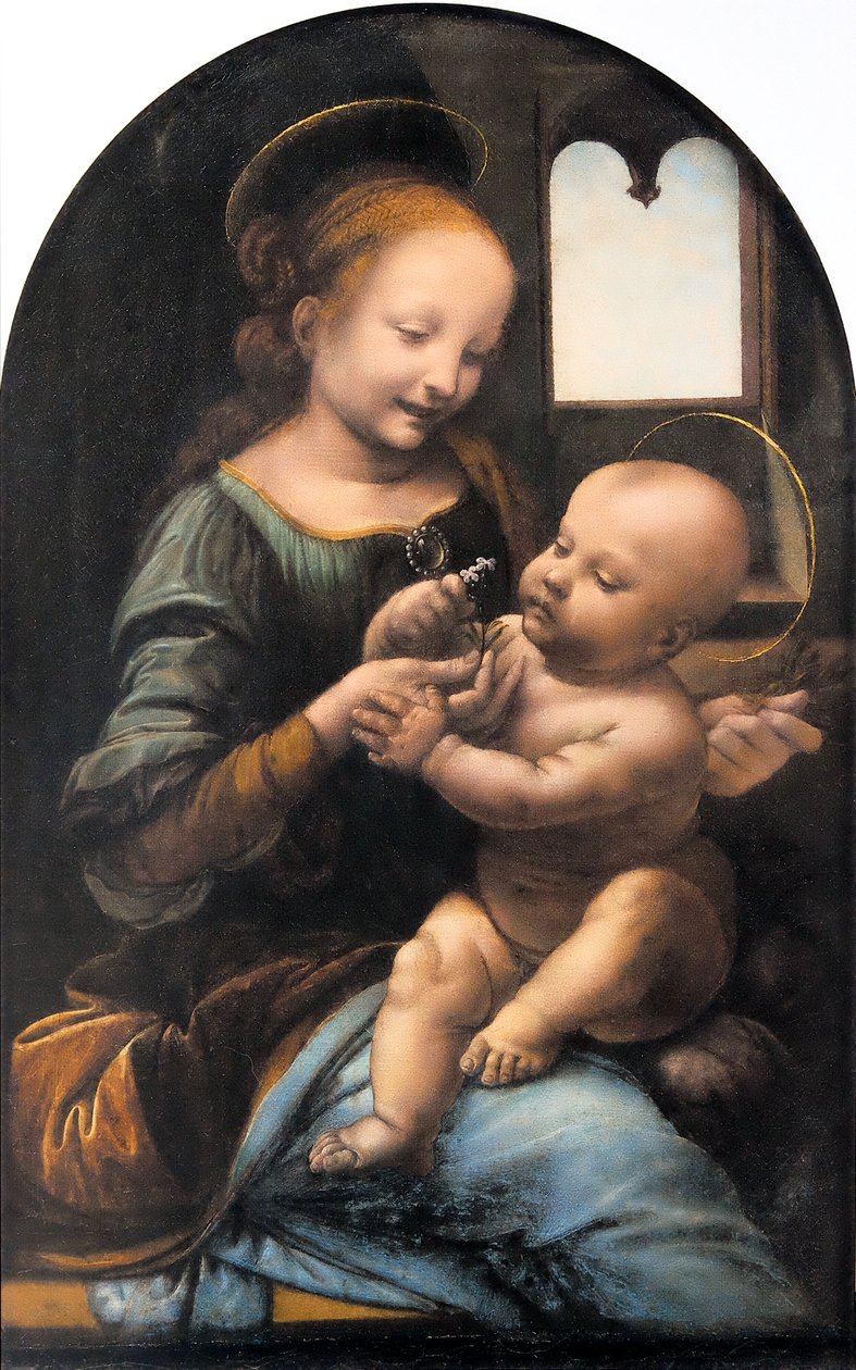 Benois Madonna door Leonardo da Vinci