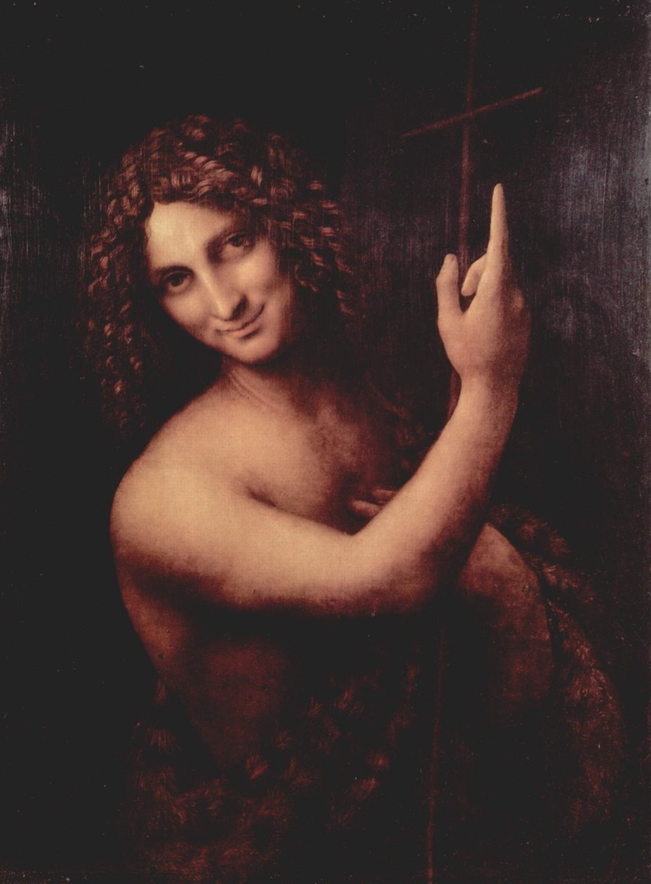 Frans:  Saint Jean Baptiste Saint John de Doper door Leonardo da Vinci