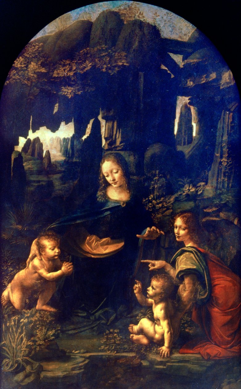 Madonna van de Rotsen door Leonardo da Vinci