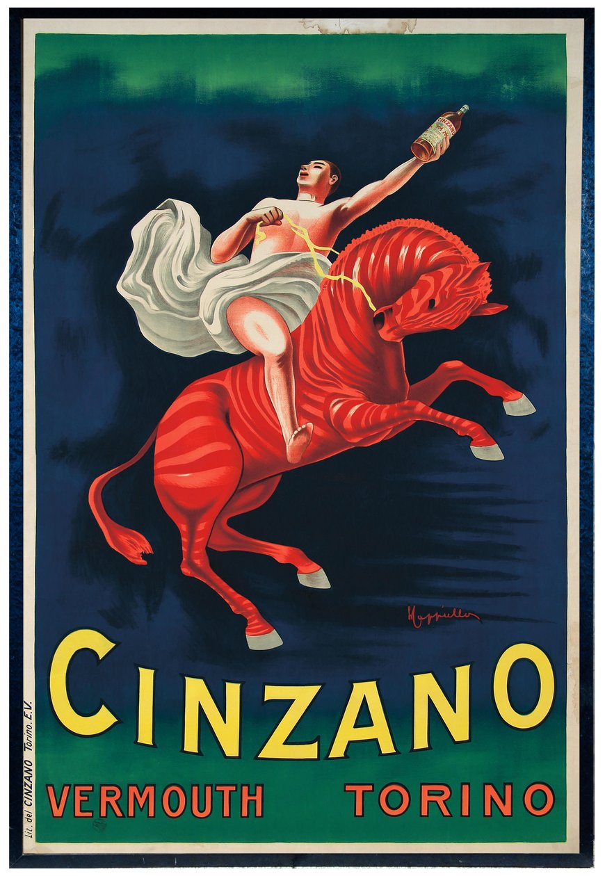 Cinzano Vermouth Torino, 1910 door Leonetto Cappiello