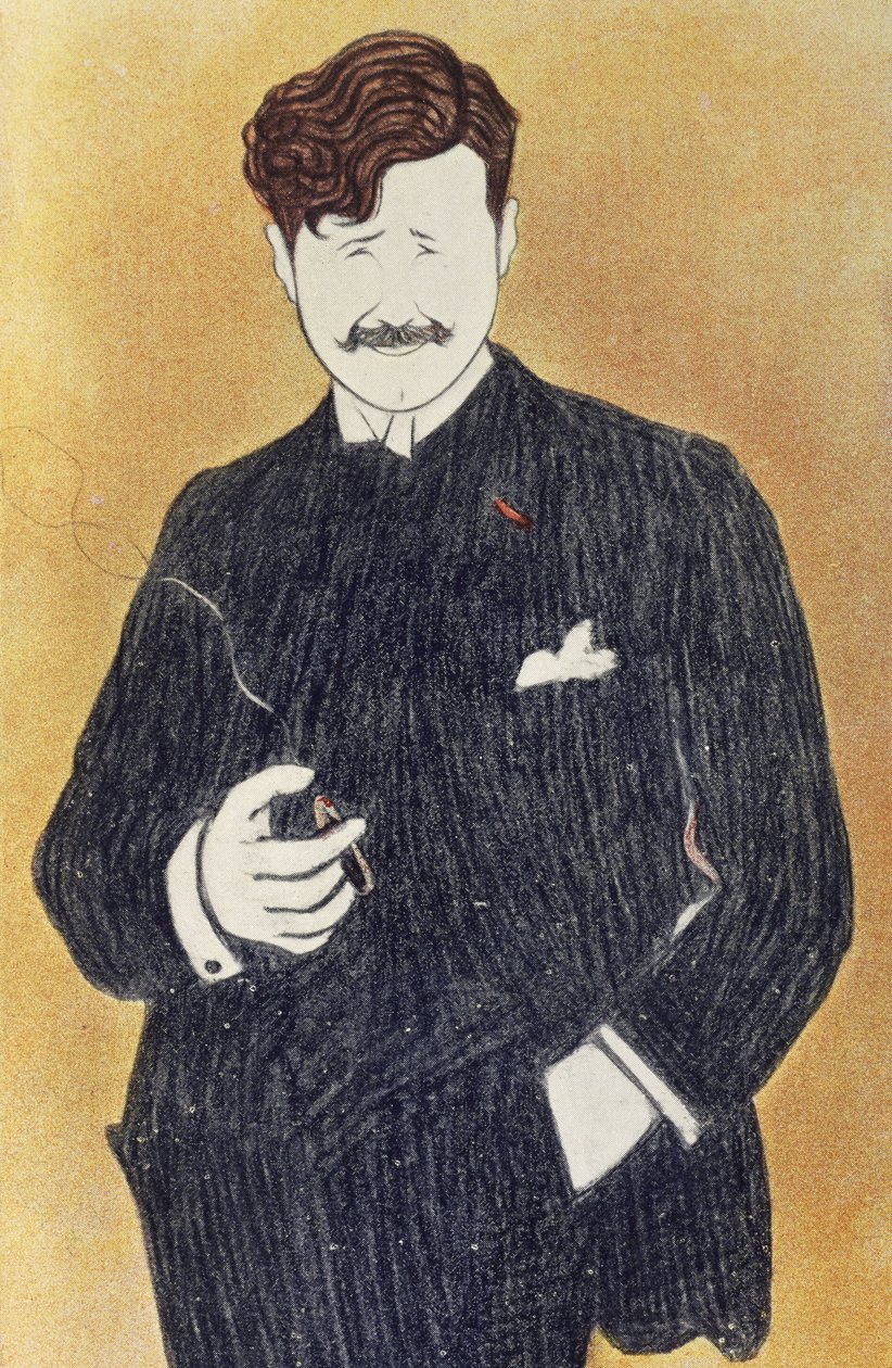 Portret van Georges Feydeau door Leonetto Cappiello