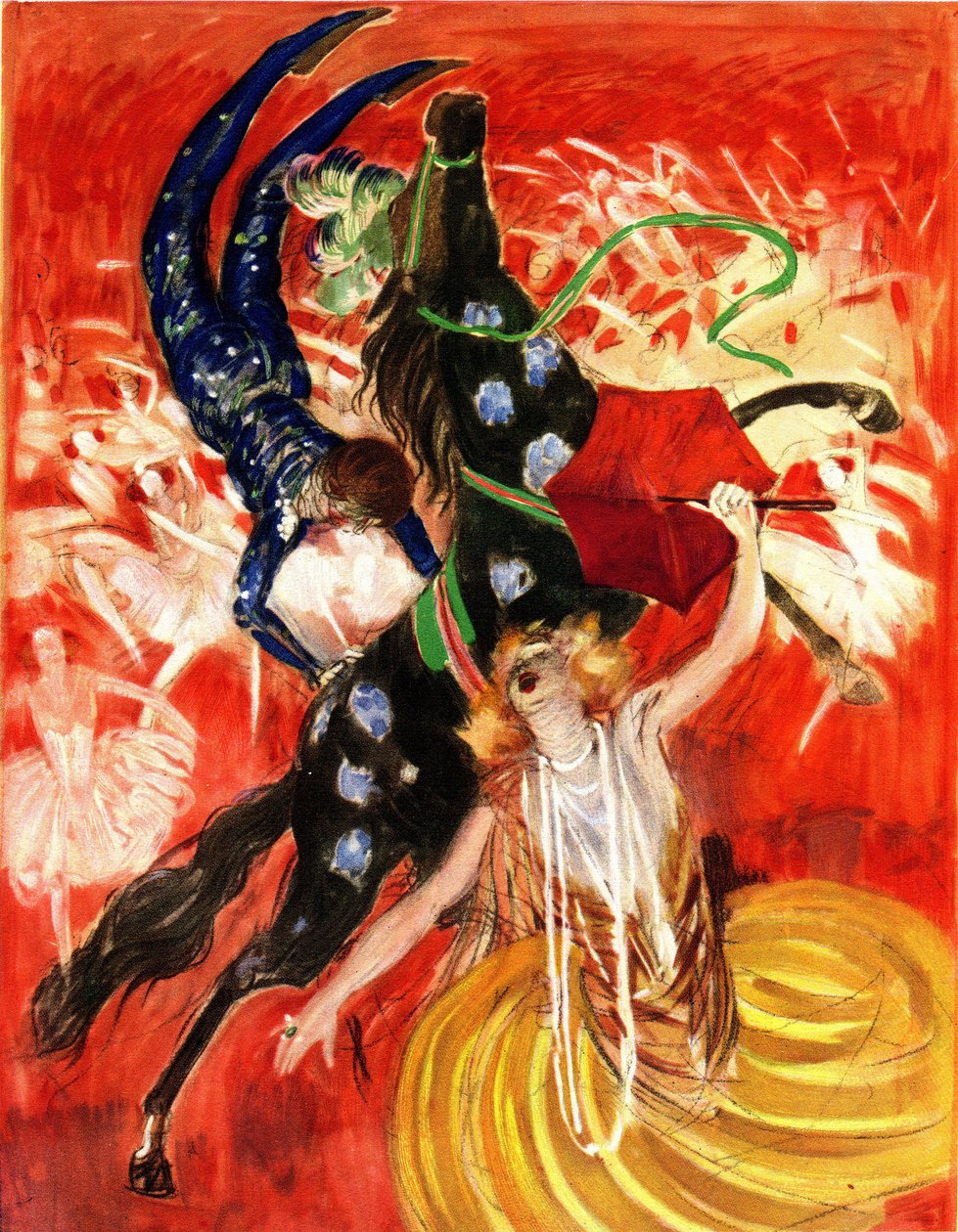 Het circus - compositie van Leonetto Cappiello (1875-1942) 1923 door Leonetto Cappiello